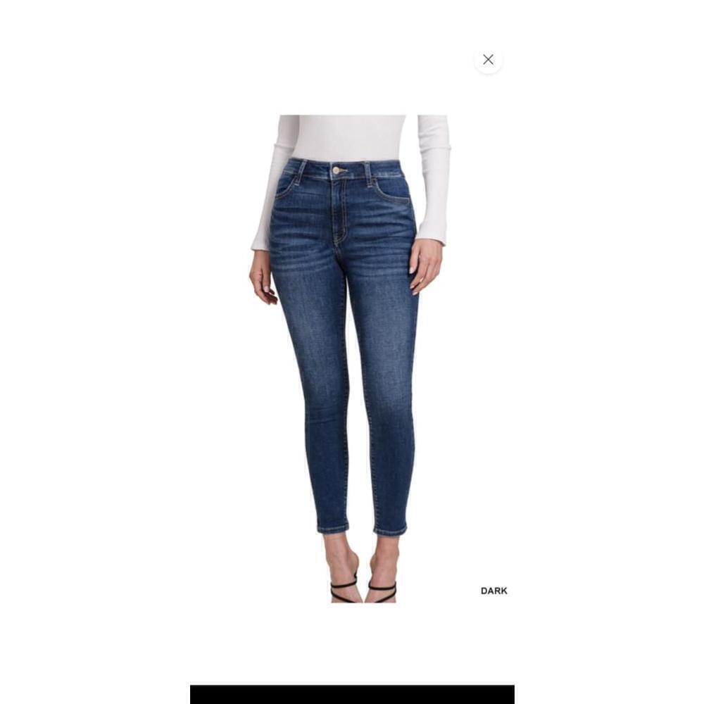 High waist skinny jeans